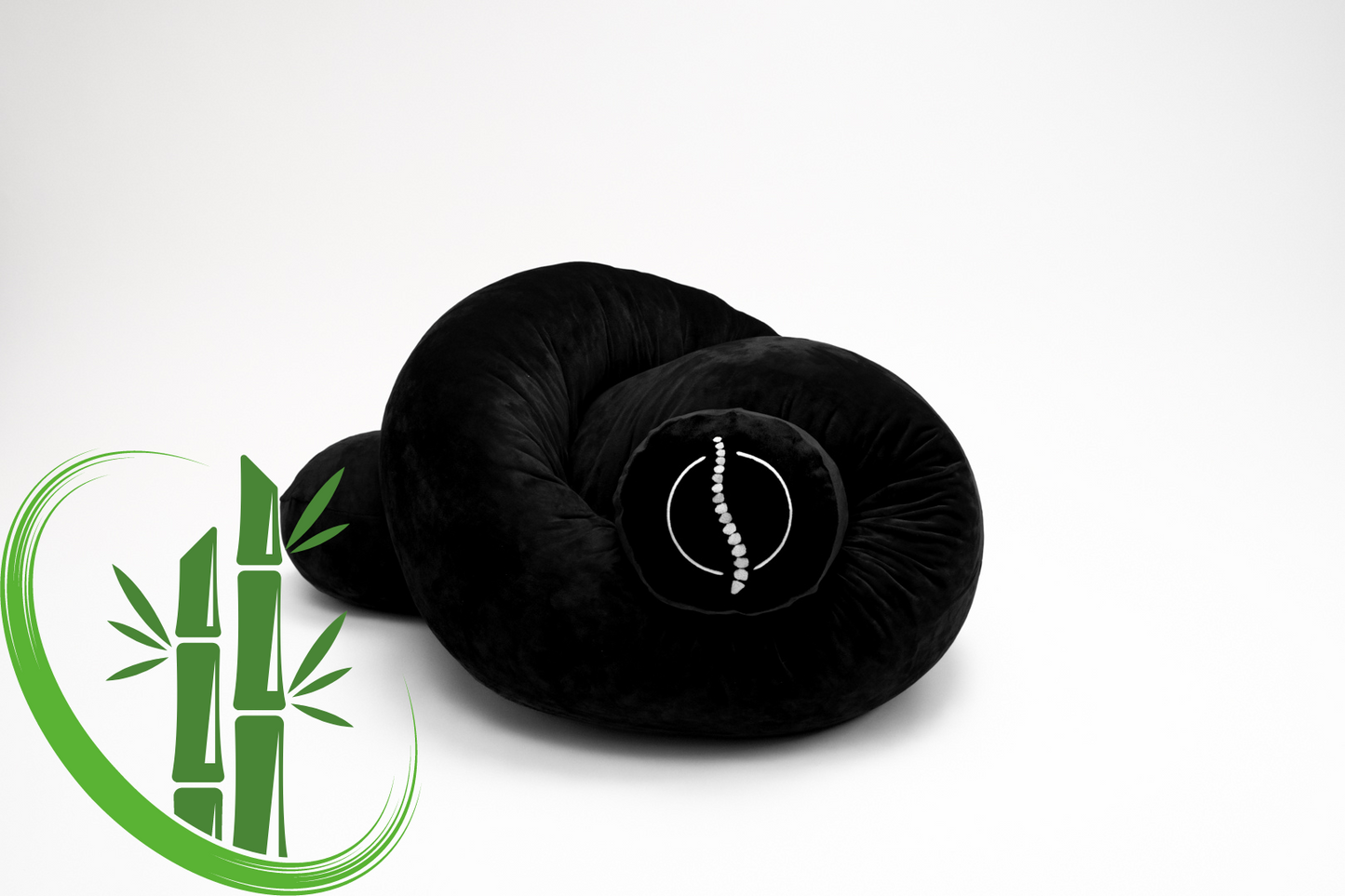 Veertee body pillow - BLACK (bamboo)