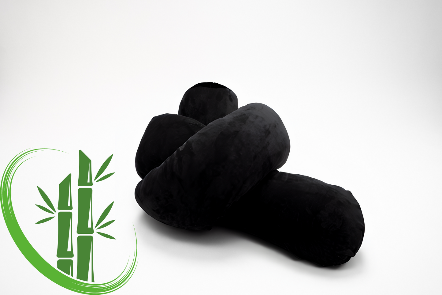 Veertee body pillow - BLACK (bamboo)