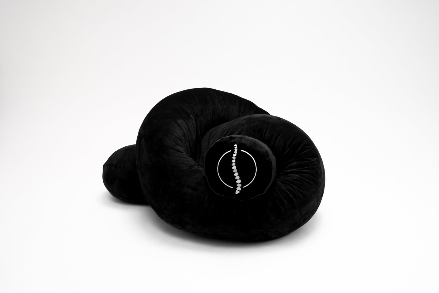 Veertee body pillow  - BLACK (velvet)